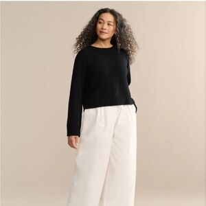 Jenni Kayne Cameron Crewneck - Black - NWT - Size XS